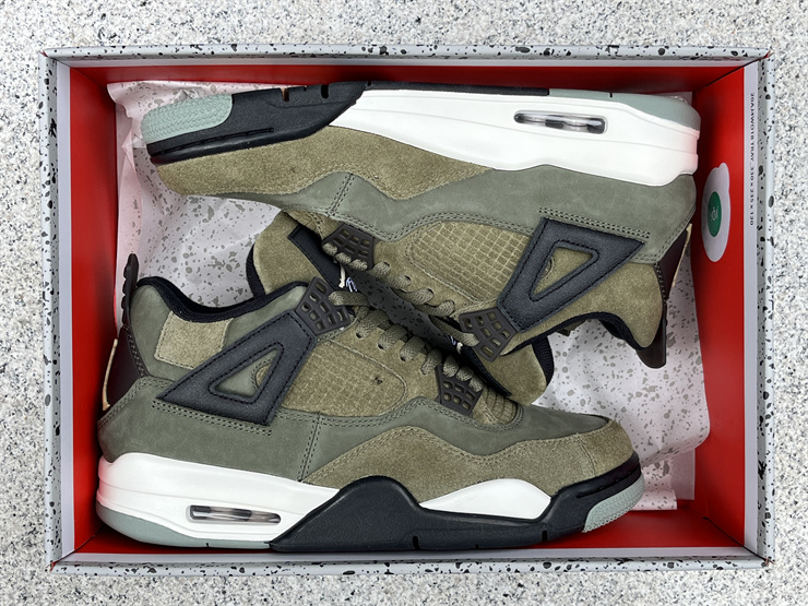 Authentic Air Jordan 4 Craft “Olive”