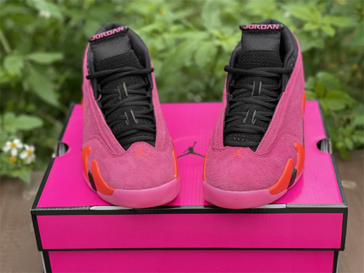 Authentic Air Jordan 14 Low “Shocking Pink”