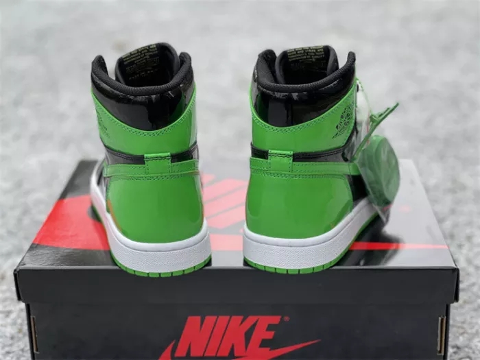 Authentic Air Jordan 1 Green Patent