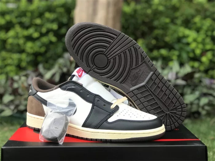 Authentic Travis Scott x Air Jordan 1 Low Dark Mocha