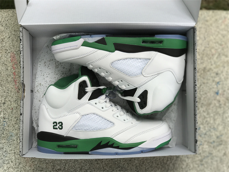 Authentic Air Jordan 5 WMNS “Lucky Green”