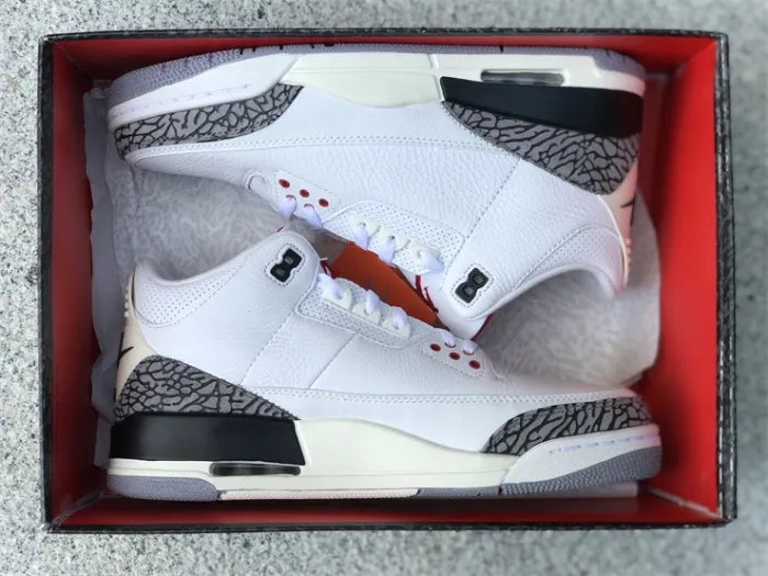 Authentic Air Jordan 3 “White Cement Reimagined” 