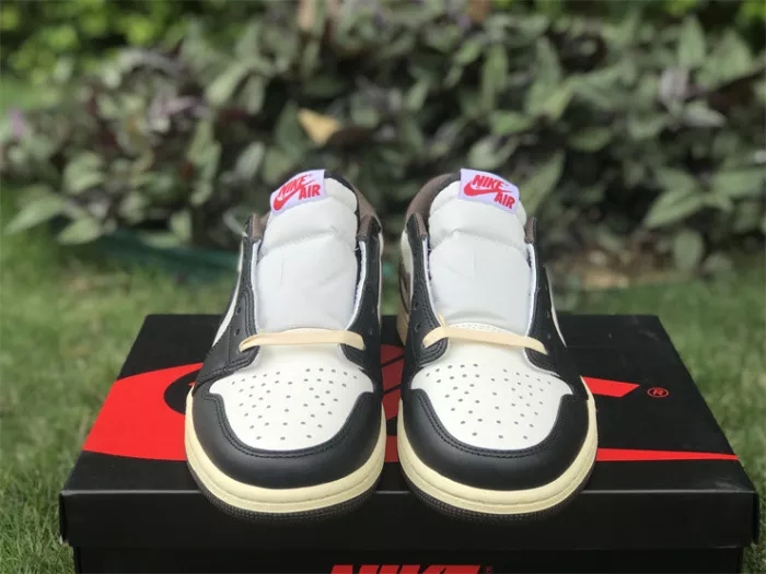 Authentic Travis Scott x Air Jordan 1 Low Dark Mocha