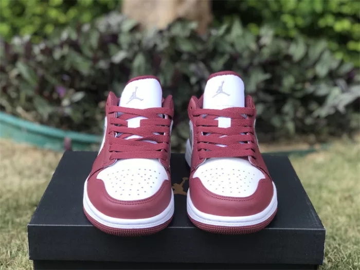 Authentic Air Jordan 1 Low Bordeaux