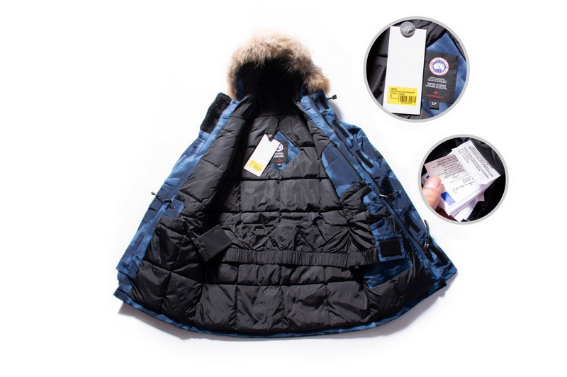 Canada Goose Down Jacket 08 With Removable Real coyote fur ruff Men-003