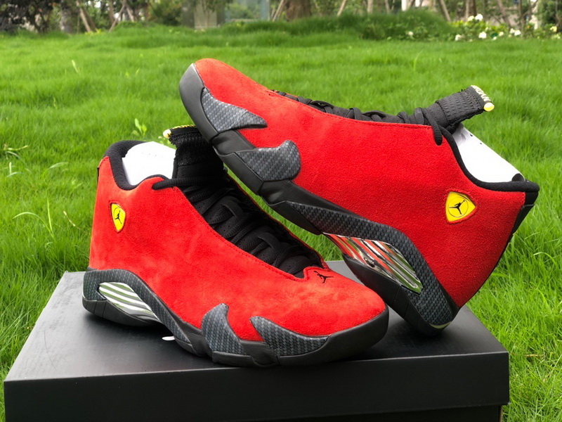 Authentic Air Jordan 14 “Fer ra ri”