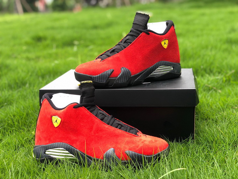 Authentic Air Jordan 14 “Fer ra ri”