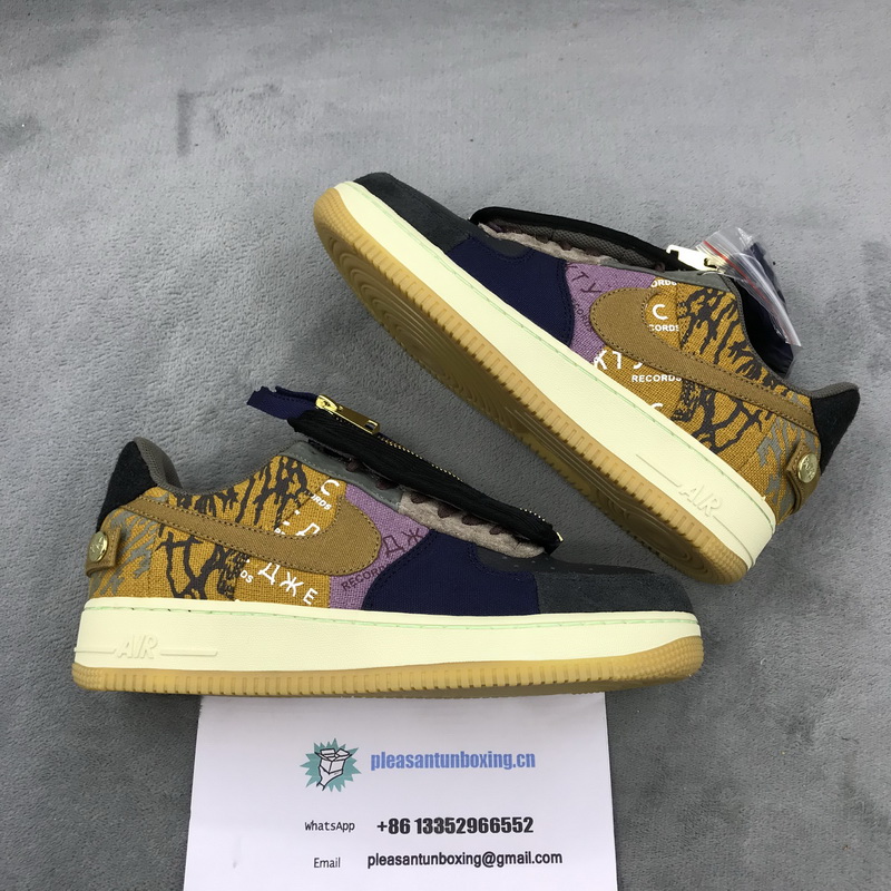 Authentic Travis Scott x Nike Air Force 1 GS