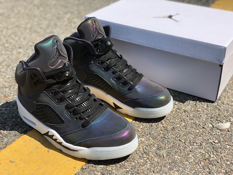 Authentic Air Jordan 5 WMNS “Oil Grey”