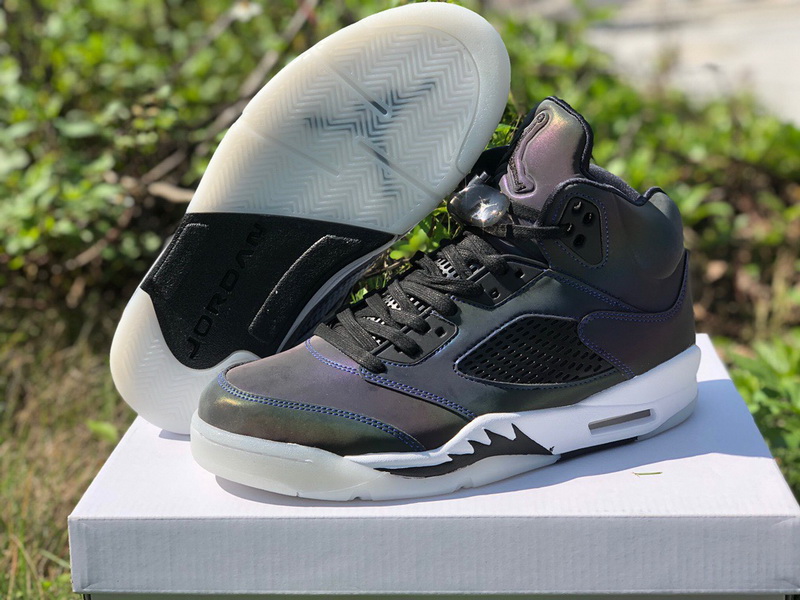 Authentic Air Jordan 5 WMNS “Oil Grey”