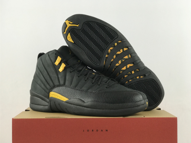 Authentic Air Jordan 12 “Black Taxi”