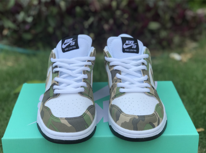 Authentic Nike SB Dunk Low Camo 