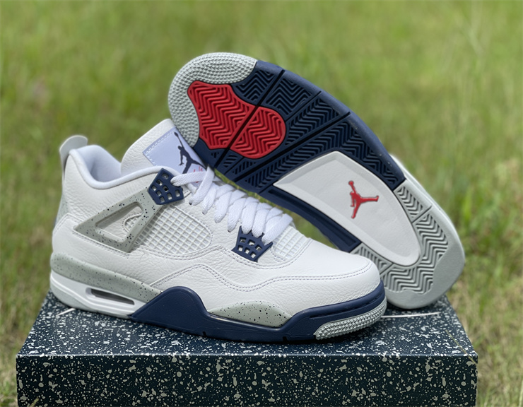 Authentic Air Jordan 4 GS“Midnight Navy”