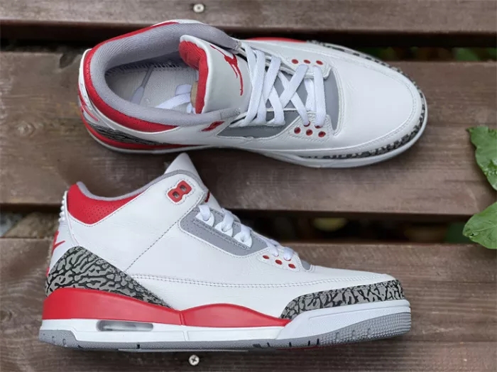 Authentic Air Jordan 3 OG “Fire Red”