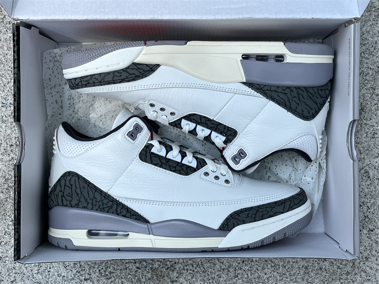 Authentic Air Jordan 3 “Cement Grey”