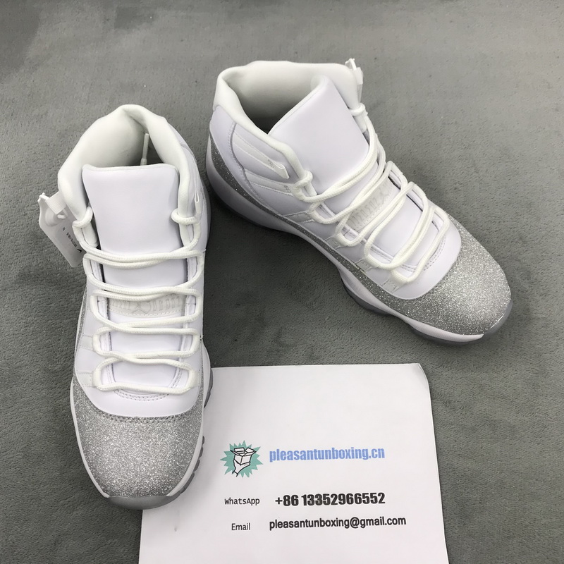 Authentic Air Jordan 11 WMNS “Metallic Silver”