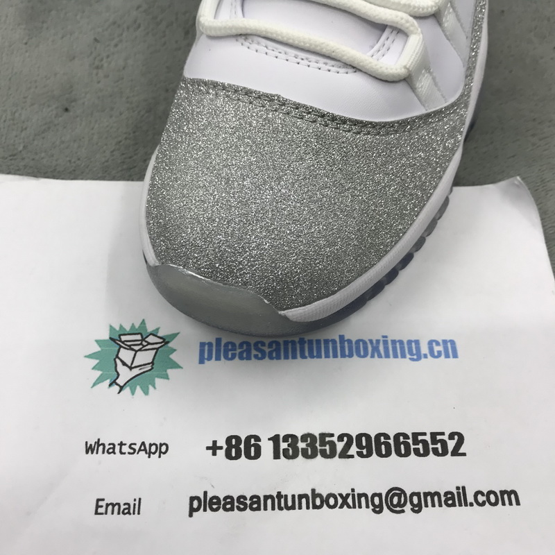 Authentic Air Jordan 11 WMNS “Metallic Silver”