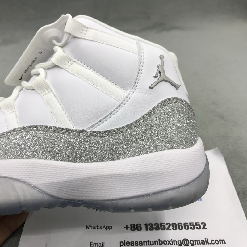 Authentic Air Jordan 11 WMNS “Metallic Silver”