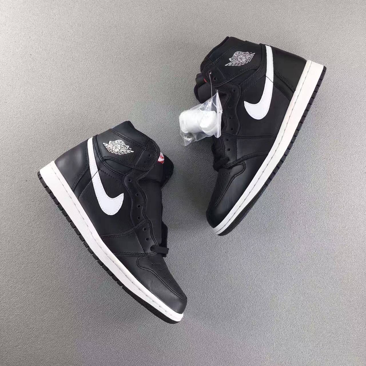 Authentic Air Jordan 1 Black YinYang