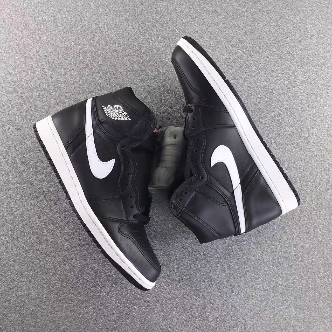 Authentic Air Jordan 1 Black YinYang