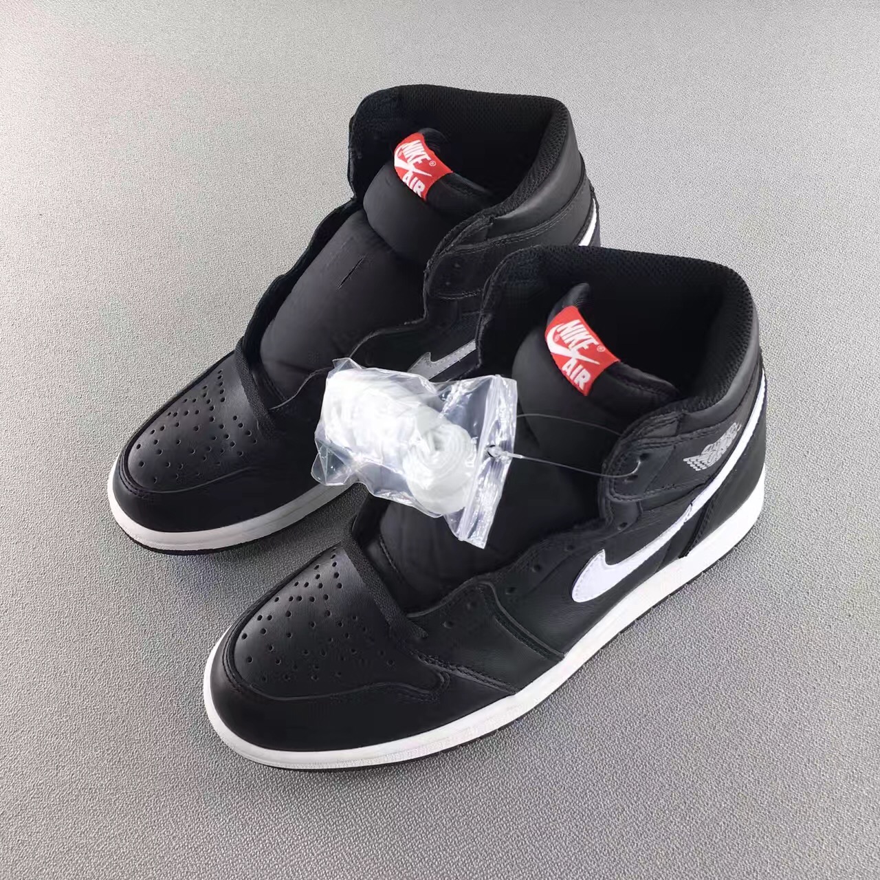 Authentic Air Jordan 1 Black YinYang