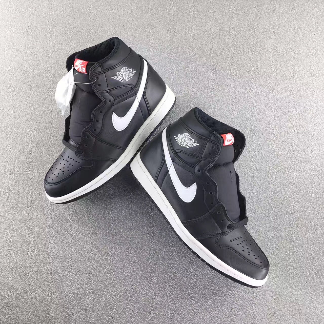 Authentic Air Jordan 1 Black YinYang