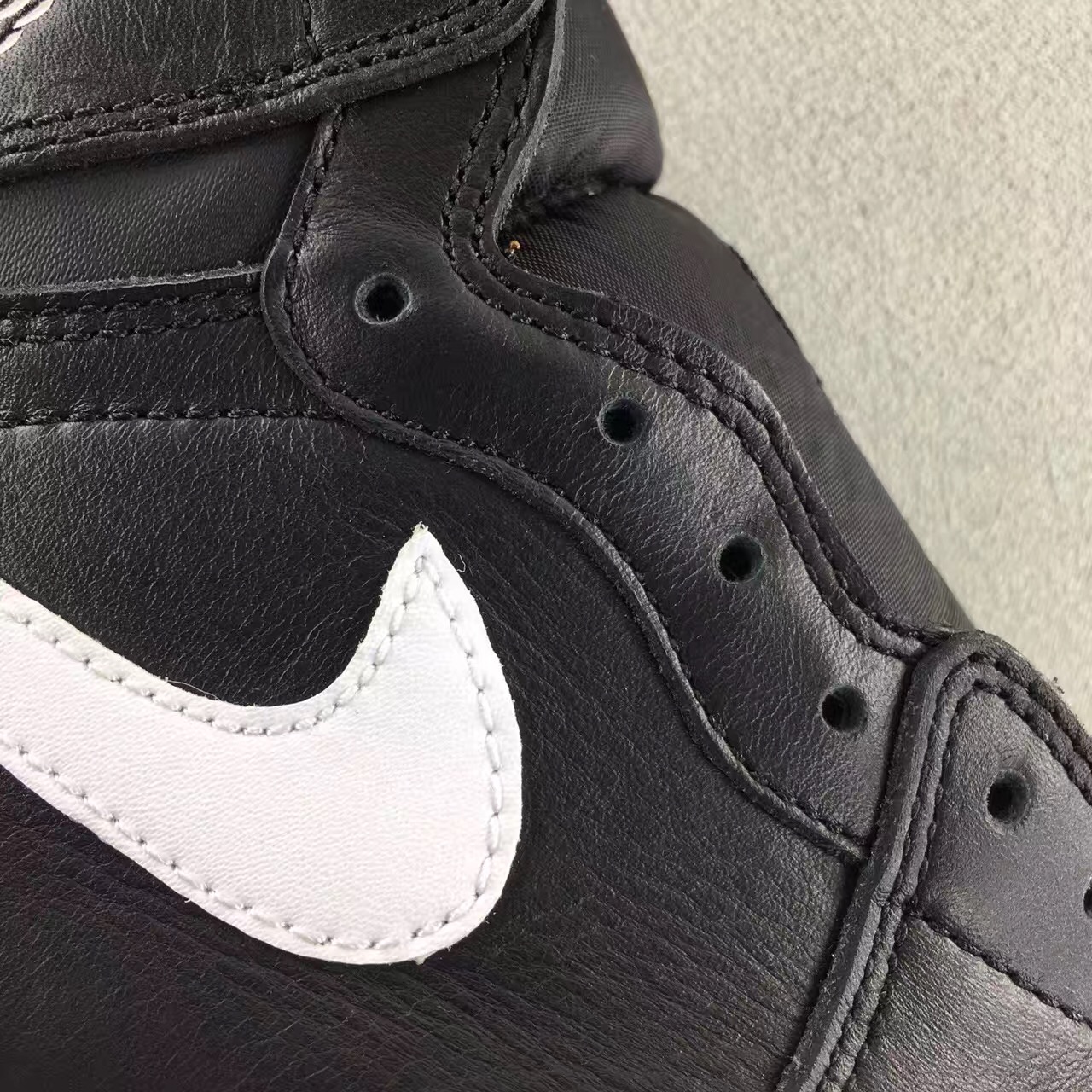 Authentic Air Jordan 1 Black YinYang