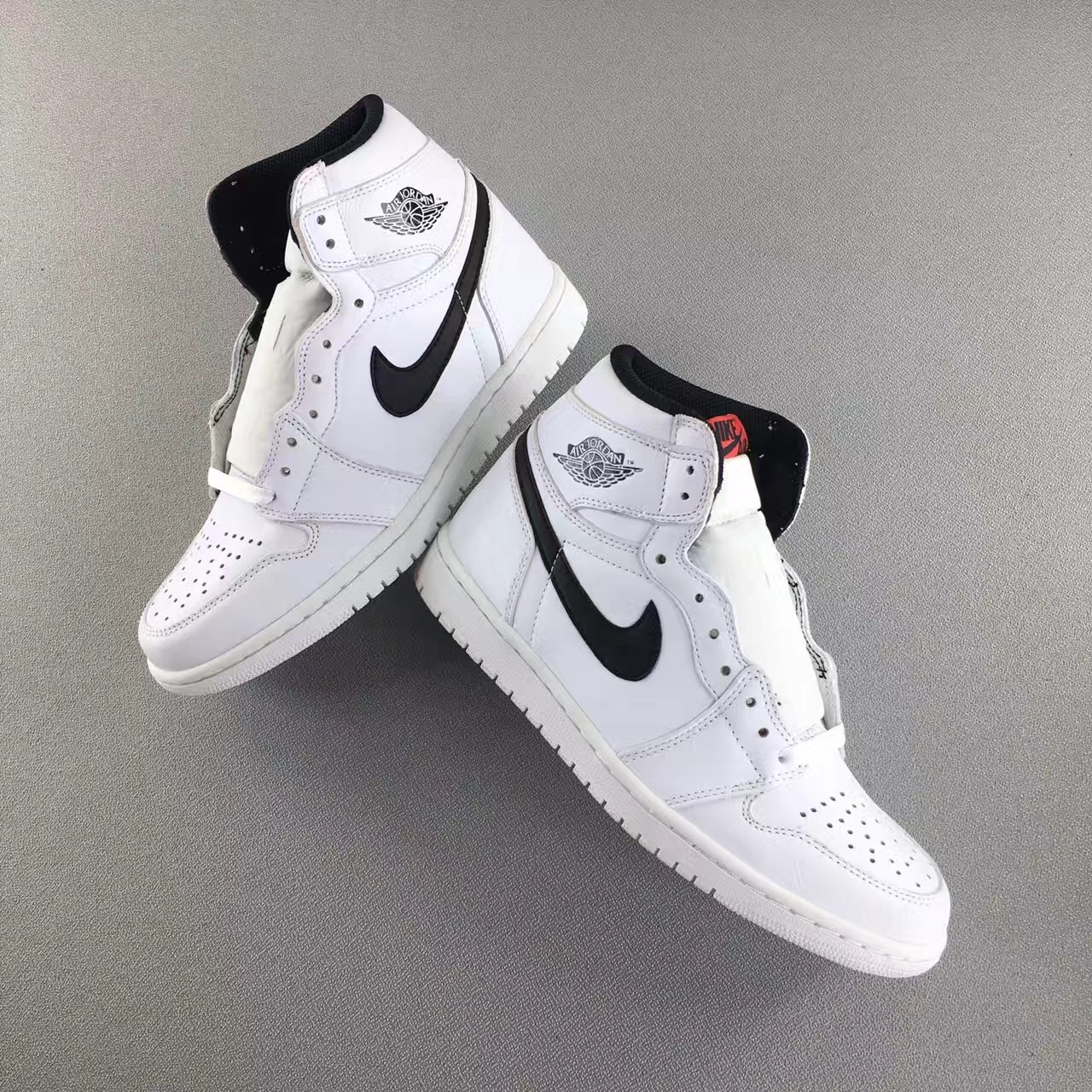 Authentic Air Jordan 1 White YinYang