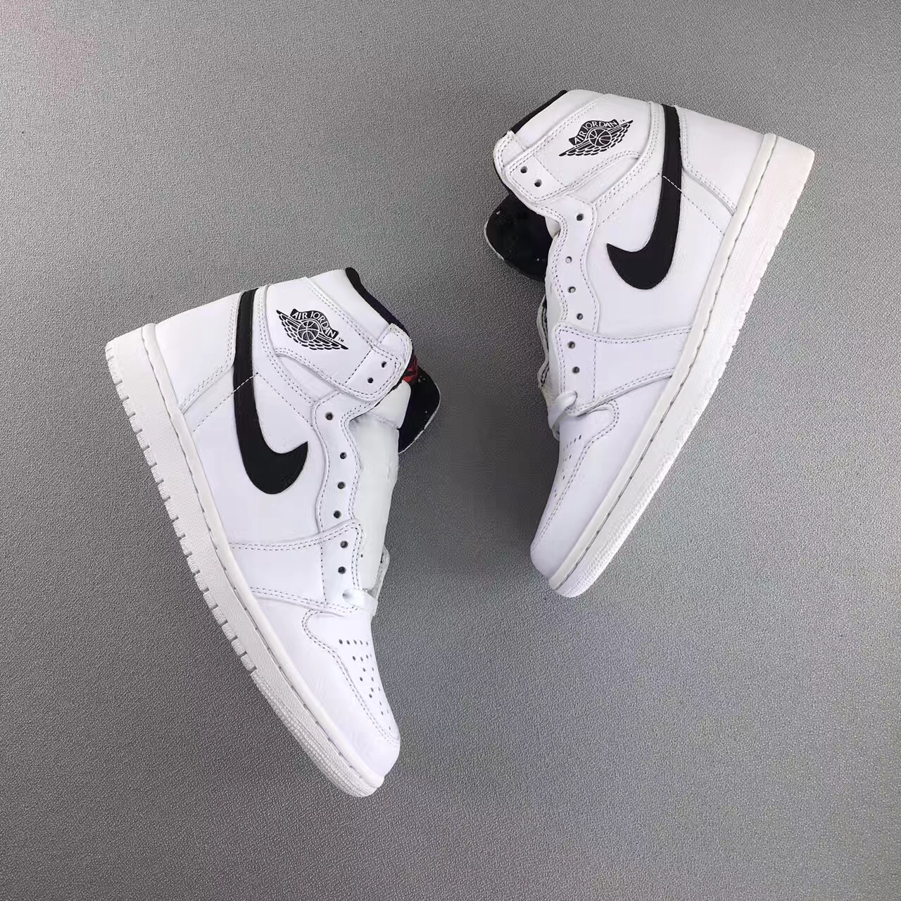 Authentic Air Jordan 1 White YinYang