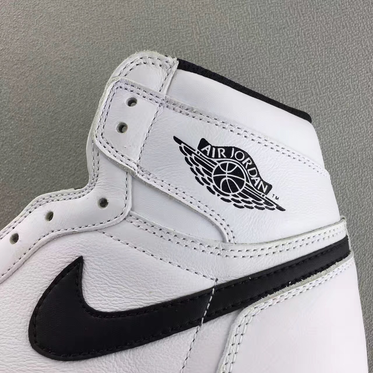 Authentic Air Jordan 1 White YinYang