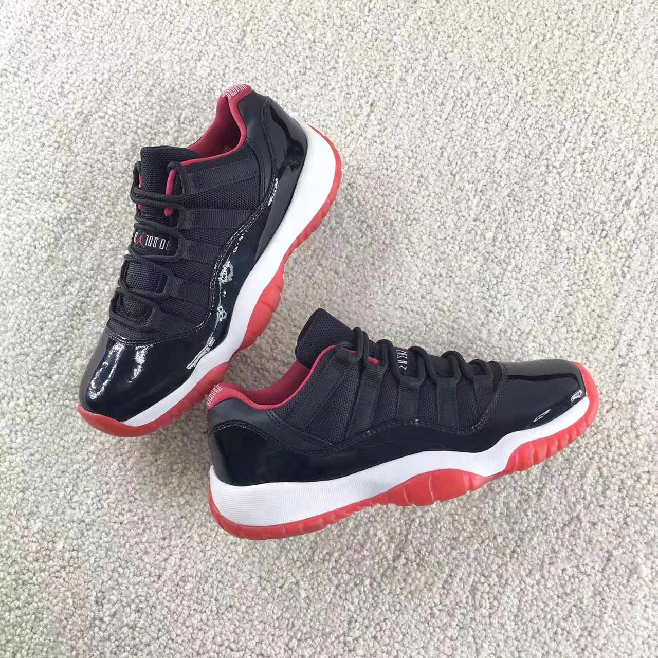 Authentic Air Jordan 11 GS Low Bred