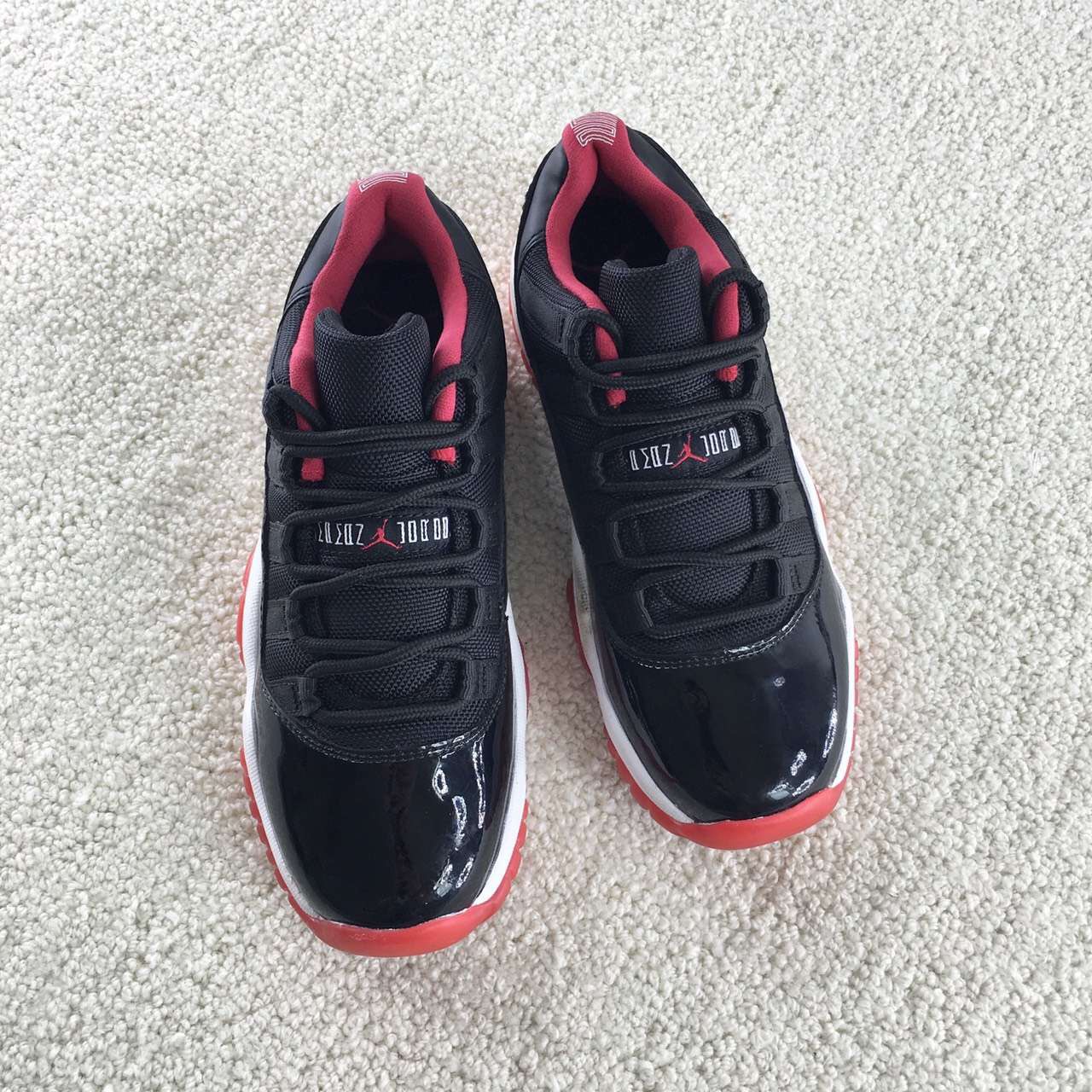 Authentic Air Jordan 11 GS Low Bred