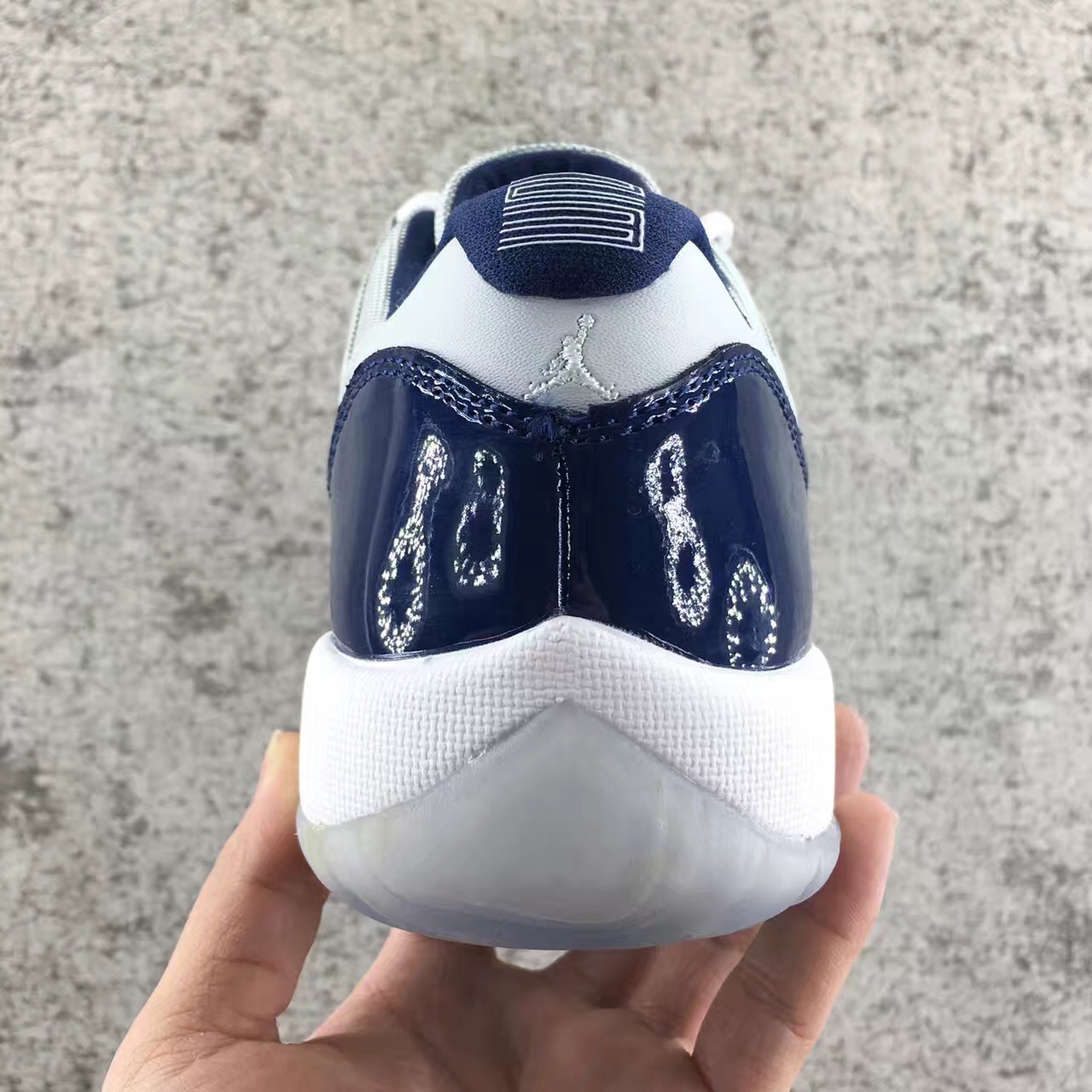 Authentic Air Jordan 11 GS Low Georgetown