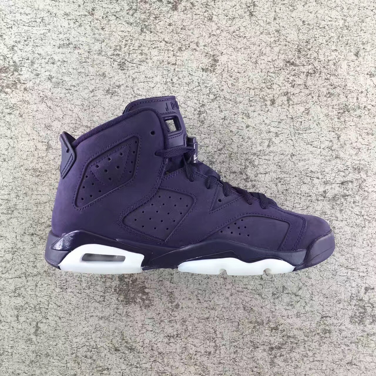 Authentic Air Jordan 6 GS Purple Dynasty