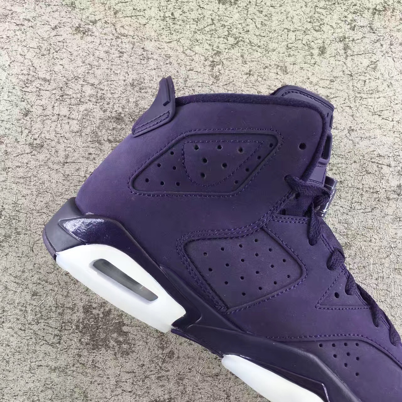 Authentic Air Jordan 6 GS Purple Dynasty