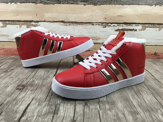 Adidas NEO High-Top  Women Shoes Lined with Fur -002