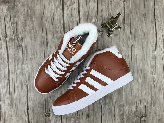 Adidas NEO High-Top  Women Shoes Lined with Fur -001