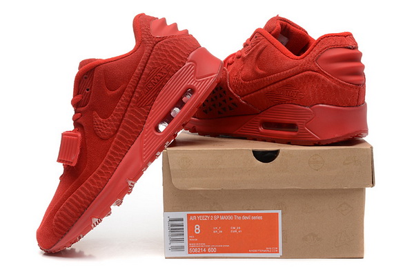 NIKE Air Max 90 yeezy the devil series Women-001