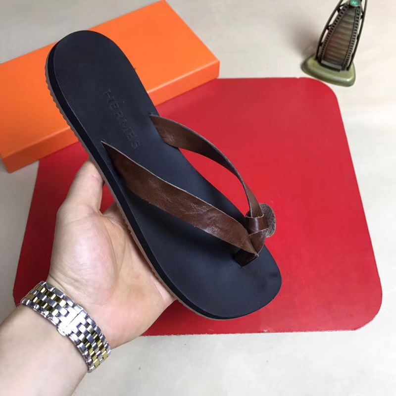 Hermes men slippers AAA-079(38-44)