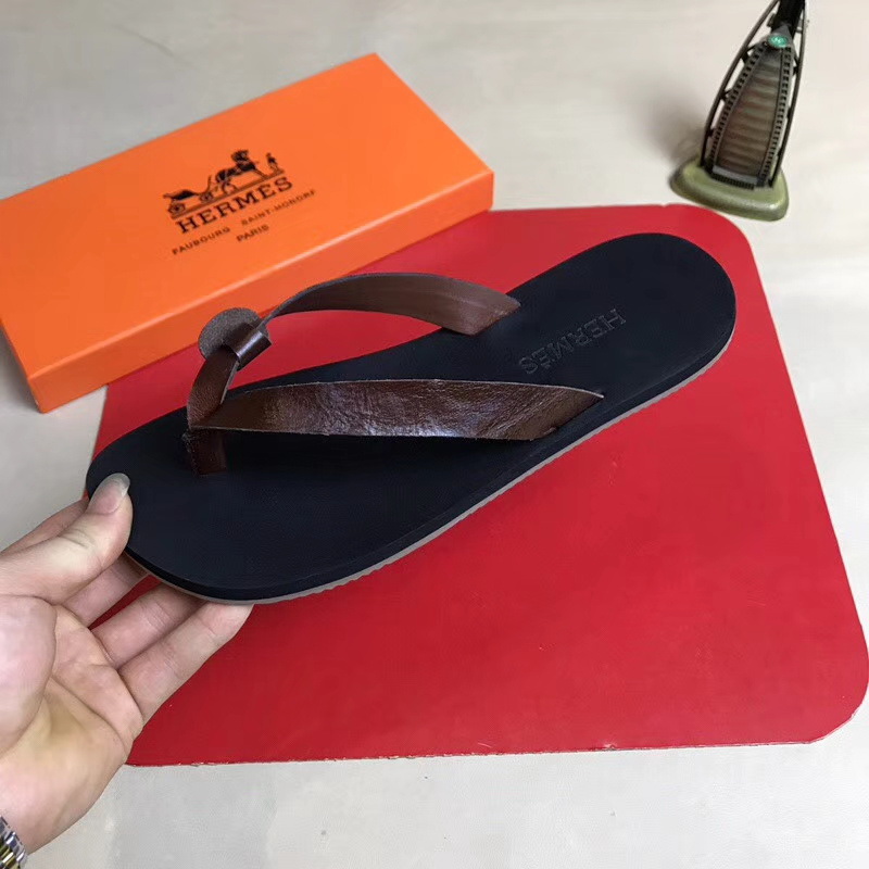 Hermes men slippers AAA-079(38-44)