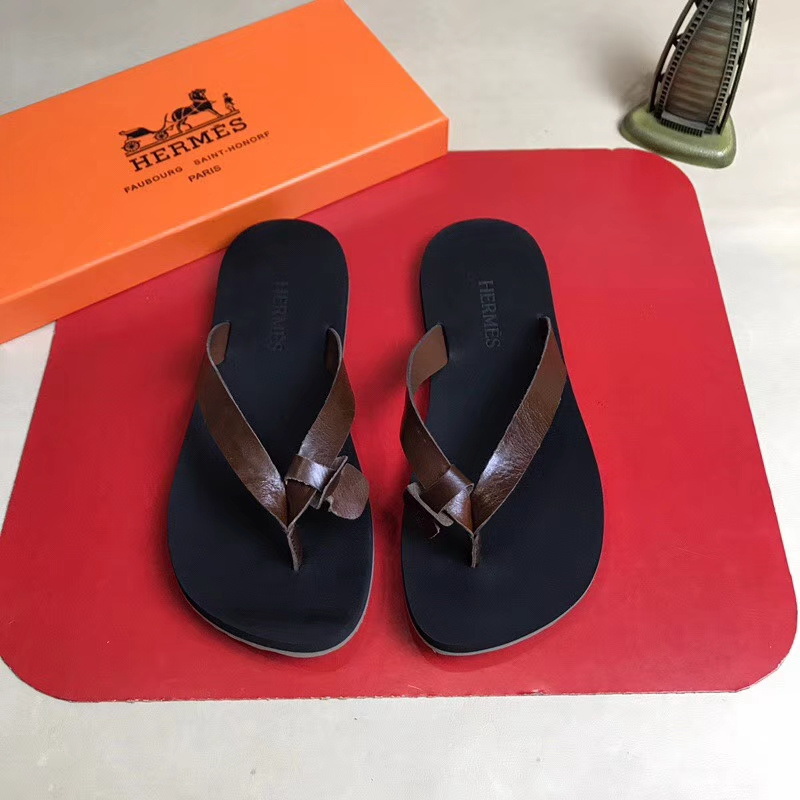 Hermes men slippers AAA-079(38-44)