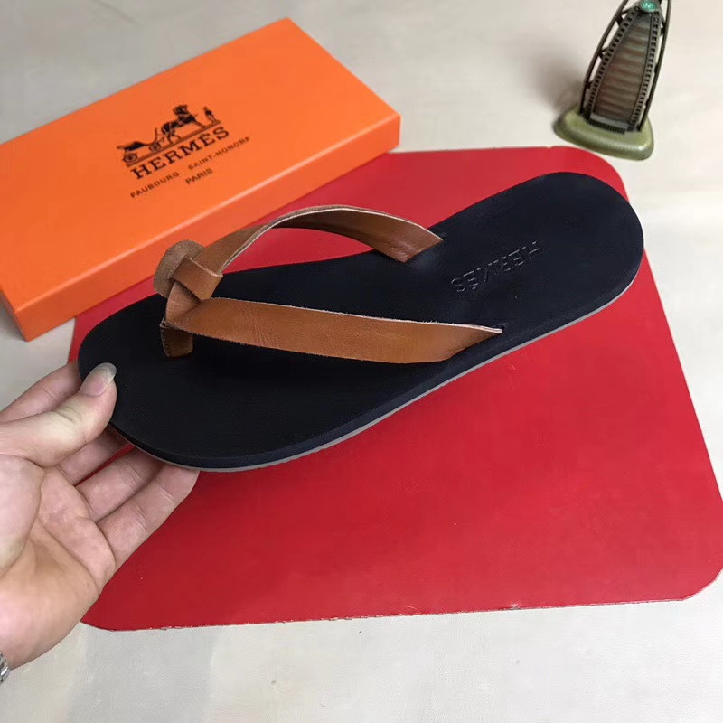 Hermes men slippers AAA-080(38-44)