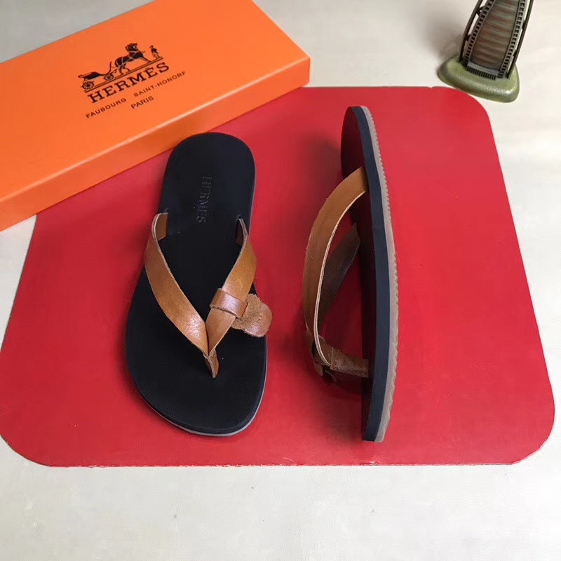 Hermes men slippers AAA-080(38-44)