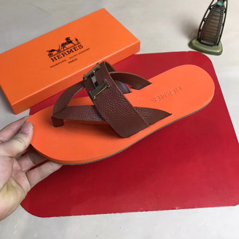 Hermes men slippers AAA-082(38-44)