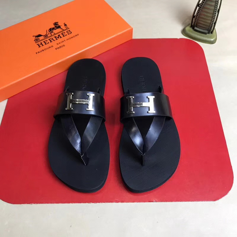 Hermes men slippers AAA-084(38-44)