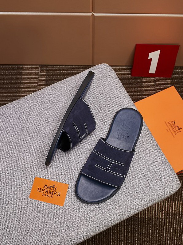 Hermes men slippers AAA-089(38-44)