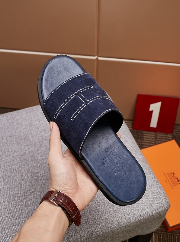 Hermes men slippers AAA-089(38-44)