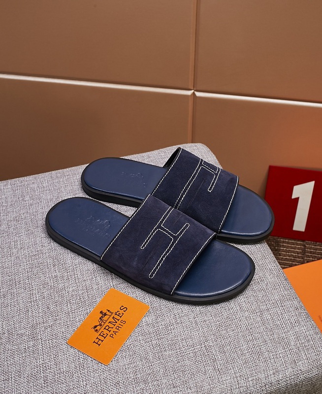 Hermes men slippers AAA-089(38-44)