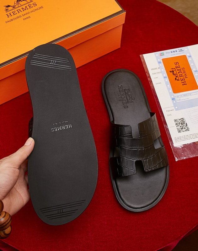 Hermes men slippers AAA-092(38-44)