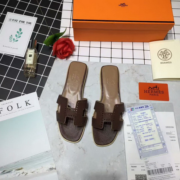 Hermes women slippers AAA-080(35-40)